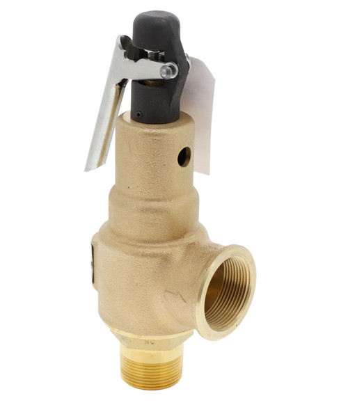 6010GFM01-AM0175 1-1/4" x 1-1/2" Steam Relief Valve - 175 PSI