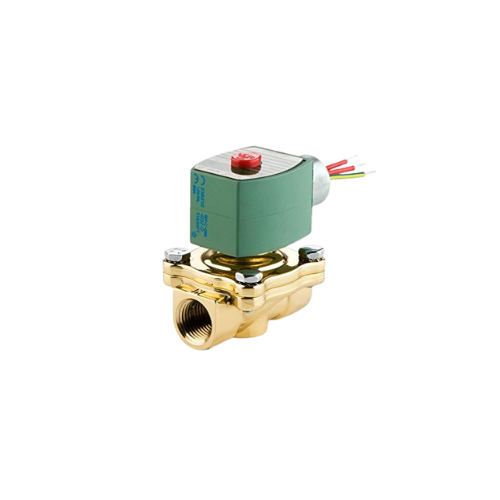 ASCO 8210G002-120VAC 2-Way Normally Closed Brass Solenoid Valve, 1/2" NPT, 120V AC