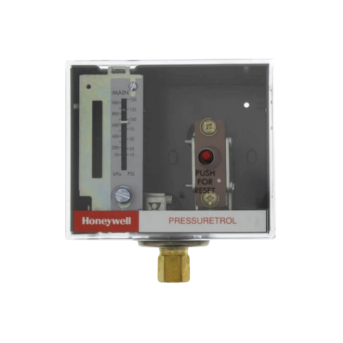 Honeywell L4079B1041 Pressuretrol Limit Controller, 10â€“150 PSI, Manual Reset, SPST Break-on-Rise Switch, Stainless Steel Diaphragm