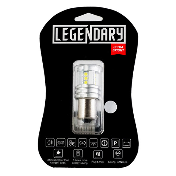 Legendary 15 Diode White 1156 LED Bulb