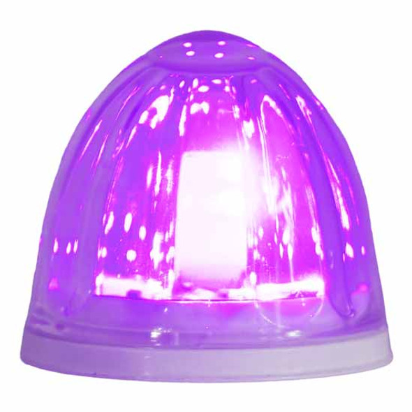 Legendary Extreme 2 Inch Glass Watermelon Purple- Clear W/ 3 Wire LED Light