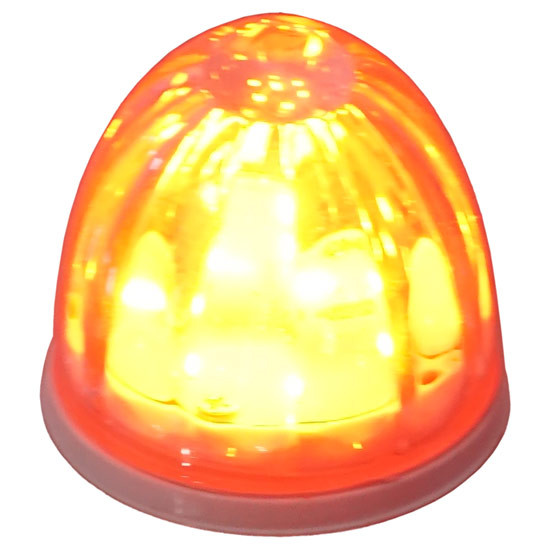 Legendary Extreme 2 Inch Glass Watermelon Red- Clear W/ 3 Wire LED Light