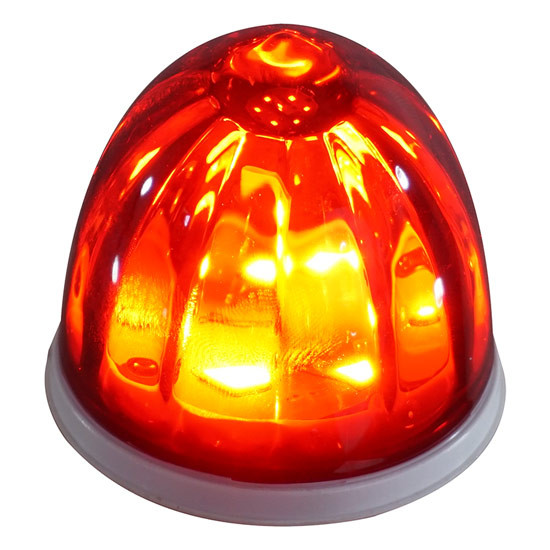 Legendary Extreme 2 Inch Glass Watermelon Red- Red W/ 3 Wire LED Light