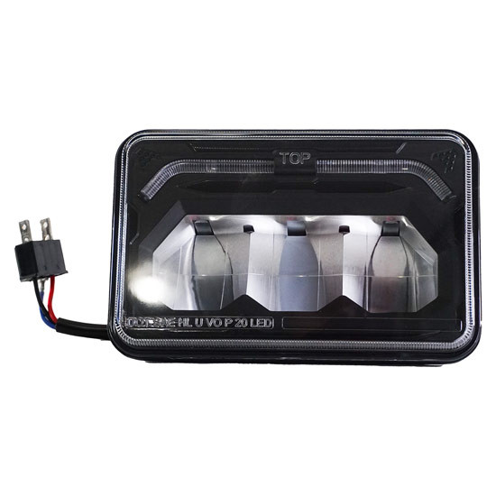 Legendary 4 X 6 Inch Hi Beam Headlight W/ Aluminum Housing