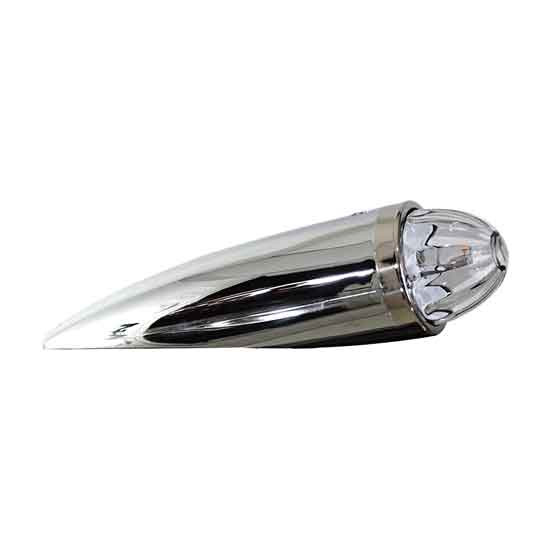 Legendary Extreme Chrome ABS Amber- Clear Glass Watermelon Cab Light