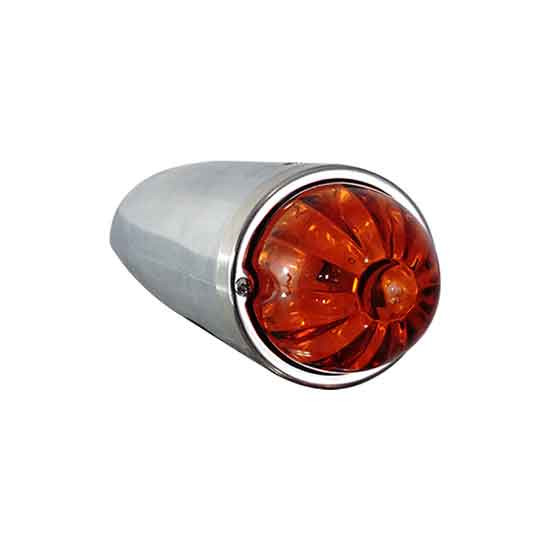 Legendary Extreme Chrome ABS Amber- Dark Amber Glass Watermelon Cab Light