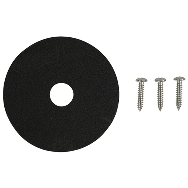 Legendary 1-1/2 Glass Watermelon Clear-Green 2 Wire Single Function Chrome Flat Bezel LED Light - Each