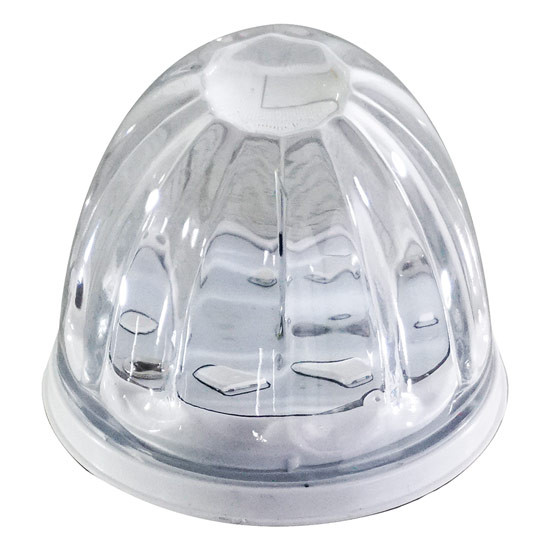 Legendary Extreme 2 Inch Glass Watermelon Amber- Clear W/ 3 Wire LED Light