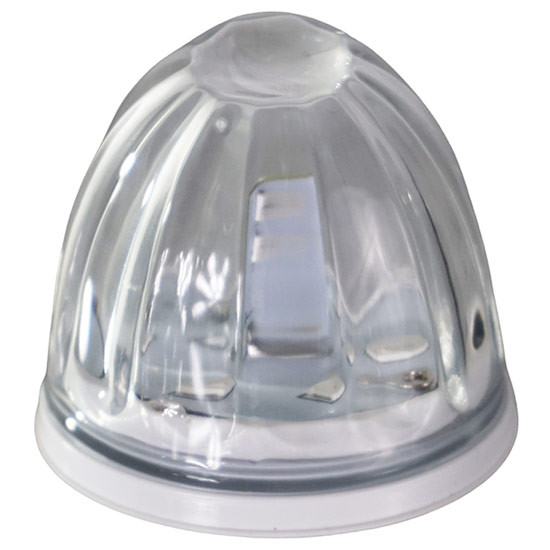 Legendary Extreme 2 Inch Glass Watermelon Red- Clear W/ 3 Wire LED Light