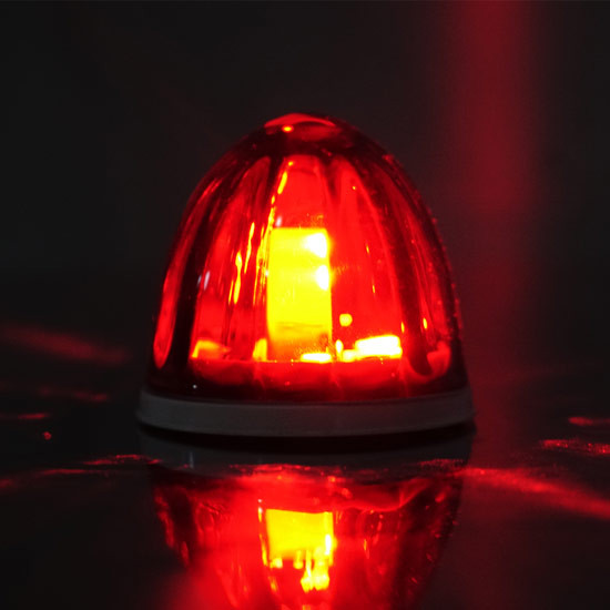 Legendary Extreme 2 Inch Glass Watermelon Red- Red W/ 3 Wire LED Light