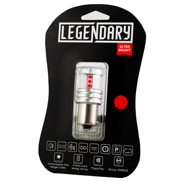 Legendary 15 Diode Red 1156 Bulb