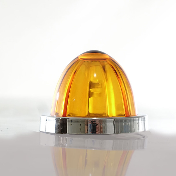 Legendary Extreme 2 Inch Glass Watermelon LED Light- Amber/ Clear