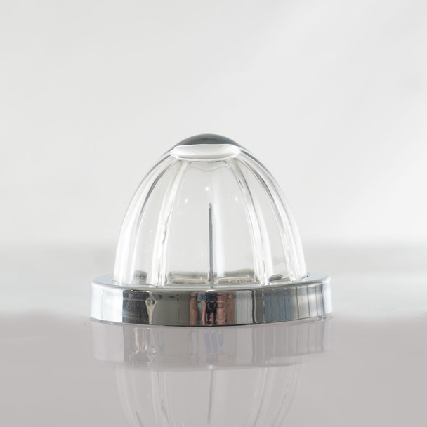 Legendary Extreme 2 Inch Glass Watermelon LED Light- Amber- Blue/ Clear