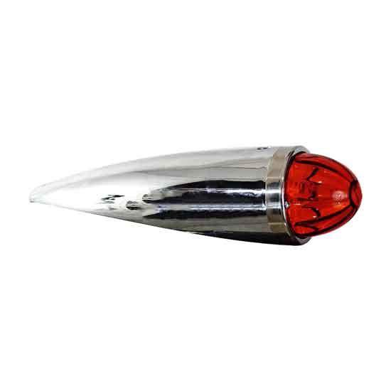 Legendary Extreme Chrome ABS Amber- Dark Amber Glass Watermelon Cab Light