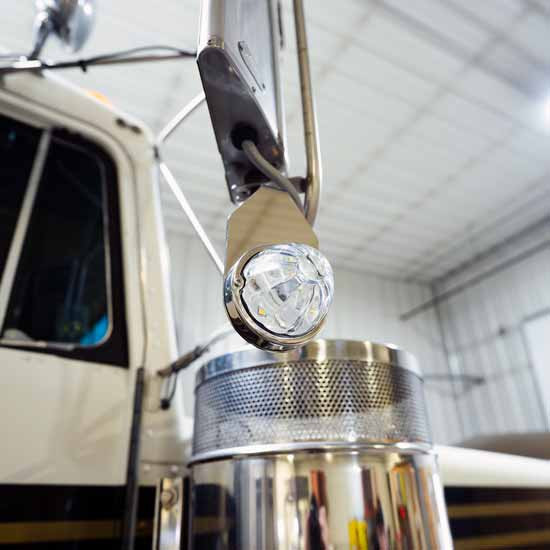 Legendary Stainless Steel Mirror Turn Signal Light Bracket W/ 90 Degree L-Style Design