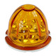 Legendary 3-1/2 Glass Watermelon Amber-Amber 3 Wire Dual Function W/O Bezel LED Light - Each