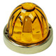 Legendary Extreme Large Glass Watermelon Amber - Amber 3 Wire Dual Function W/ Aluminum Base LED Light - Each