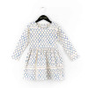 Stars White Long Sleeve Dress