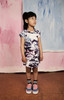 Purple Clouds Raglan Dress