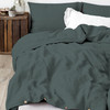 Lichen Pre-Washed Belgian Linen Bed Duvet set