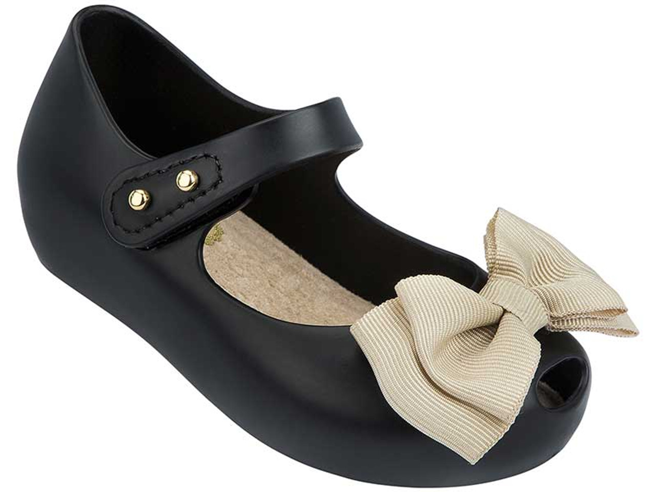 Ultragirl Sweet Black Matt Bow Shoes 