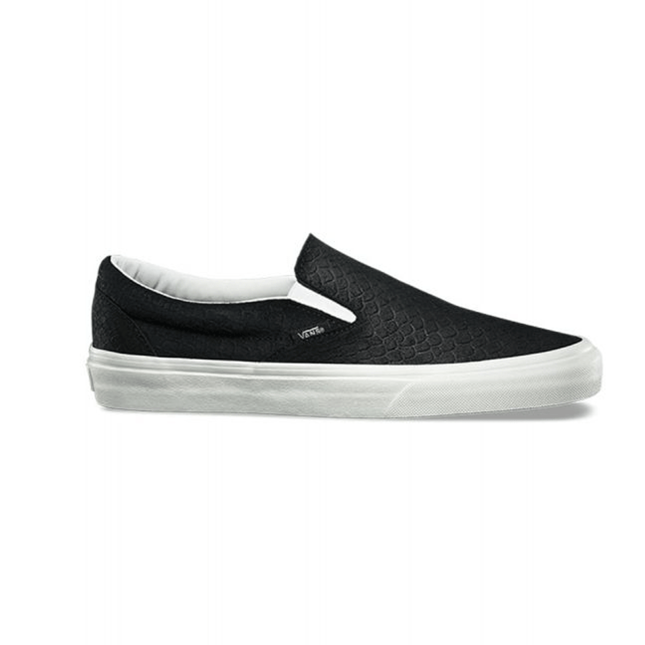 vans slip on snake leather