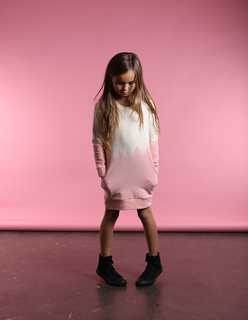 Furry Pocket Crew Dress