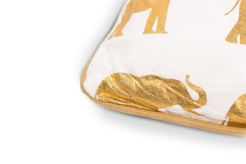 Oro Elephant velvet luxury Cushion