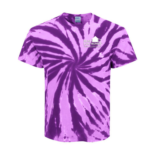 Real Log Homes Youth Tie-Dye T-Shirt
