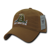 A03 - Relaxed Graphic Cap - Gadsden Flag - Coyote