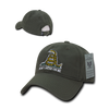 A03 - Relaxed Graphic Cap - Gadsden Flag - Olive