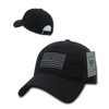 A03 - Tactical Operator Cap Black US Flag Subdued