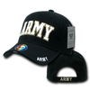 S001 - Military Cap - U.S. Army Text - Black