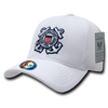 S002 - Air Mesh Military Cap - U.S. Coast Guard - White