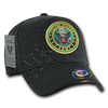 S007 - Shadow Military Cap - U.S. Army - Black