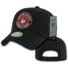 S76 - Military Hat - U.S. Marines Seal - Black