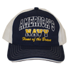 12252 - U.S. Navy Hat America Home of the Brave Made In USA