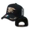 S001 - Navy SEAL Cap - Trident Eagle Anchor - Black