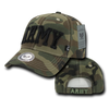 940 - Army Cap Text Woodland Camouflage