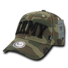 940 - Army Cap Text Woodland Camouflage
