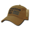 A03 - Patriotic Cap - Freedom Isn't Free - Relaxed - Coyote