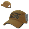 A03 - Patriotic Cap - Freedom Isn't Free - Relaxed - Coyote