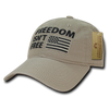A03 - Patriotic Cap - Freedom Isn't Free - Relaxed - Khaki