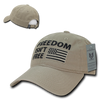 A03 - Patriotic Cap - Freedom Isn't Free - Relaxed - Khaki