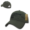 A03 - Patriotic Cap - Freedom Isn't Free - Relaxed - Olive