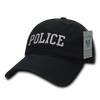 S78 - Police Cap - Relaxed Cotton - Black