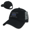A03 - Police Cap Thin Blue Line - All Gave Some - Relaxed Cotton - Black