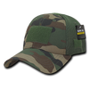 T80 - Tactical Cap - Low Crown Air Mesh - Woodland Camouflage