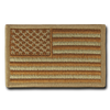 T91 - Tactical Patch - USA Flag - Subdued Coyote