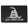 T90 - Tactical Patch - Don't Tread On Me  - Rubber (3"x2") - Black